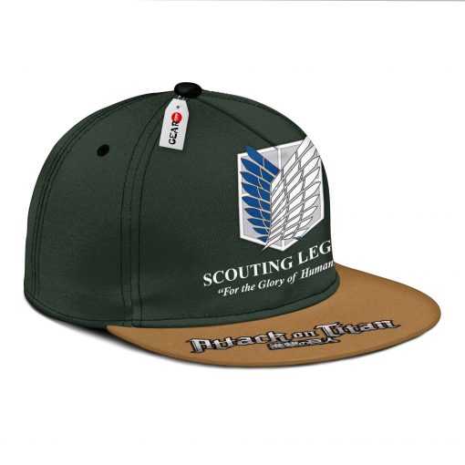 AOT Scout Regiment Snapback Hat Custom Attack On Titan Anime Hat GOTK2402