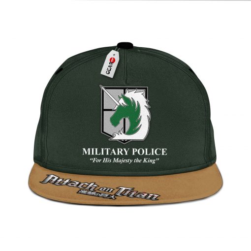 AOT Military Snapback Hat Custom Attack On Titan Anime Hat GOTK2402