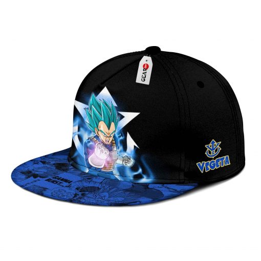 Vegeta Blue Cap Hat Custom Anime Dragon Ball Snapback GOTK2402