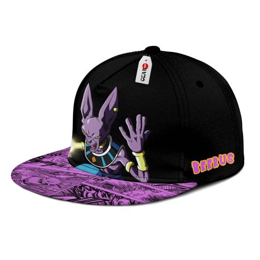 Beerus Cap Hat Custom Anime Dragon Ball Snapback GOTK2402