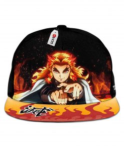 Rengoku Cap Hat Kimetsu Anime Snapback GOTK2402