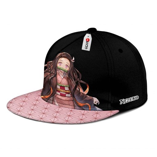 Cute Nezuko Cap Hat Anime Kimetsu Snapback GOTK2402