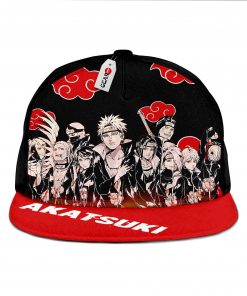 Akatsuki Team Snapback Hat Custom NRT Anime Hat GOTK2402