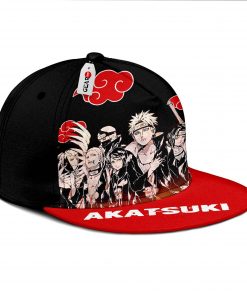 Akatsuki Team Snapback Hat Custom NRT Anime Hat GOTK2402