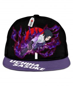 Uchiha Sasuke Snapback Hat Custom NRT Anime Hat GOTK2402
