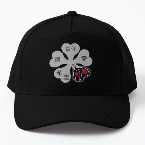Black clover the five leaves 02 Baseball Cap RB0403 product Offical Anime Cap Merch