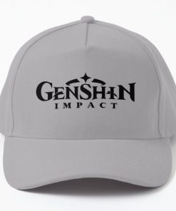 Genshin Impact Black/White Logo Baseball Cap RB0403 product Offical Anime Cap Merch